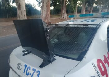 Intentaron huir con un caloventor en Rivadavia y terminaron detenidos