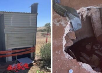 Una mujer cayó en un pozo de excrementos y estuvo atrapada más de tres horas