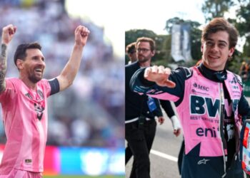 Franco Colapinto conoció a Lionel Messi en Miami y la foto se hizo viral