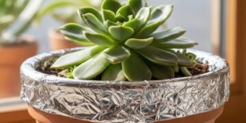 Truco de jardinería: por qué colocar papel aluminio en las macetas mejora la salud de tus plantas