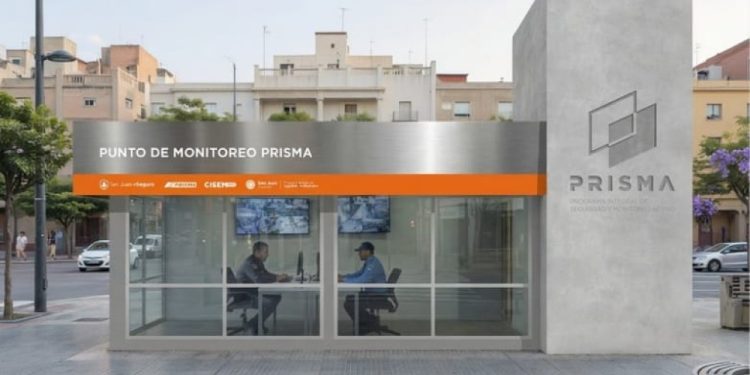 PRISMA en San Juan: Orrego lanzó un sistema de videovigilancia inteligente para reforzar la seguridad