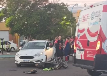 Tragedia en Rawson: murió un motociclista tras un violento choque