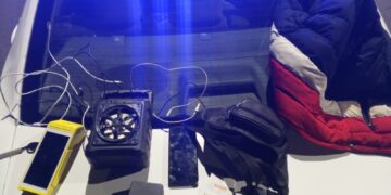 Intentó robar un mercado y fue detenido con posnet y un parlante