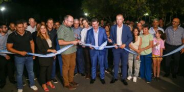 Marcelo Orrego inauguró la repavimentación en Rivadavia: obras clave para el barrio STOTAC