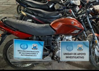 Hallan una moto robada en 9 de Julio