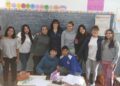 Carolina González y sus alumnos de 6° de este año