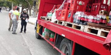Intentó robar bebidas de un camión de Coca-Cola en la Terminal y terminó detenido