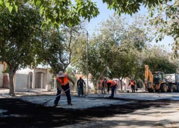 Continúa el Plan de Pavimentación Urbana en Caucete