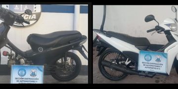 Recuperan dos motocicletas robadas en operativos en Capital y Pocito