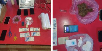 Golpe al narcotráfico en La Bebida: dos detenidos con droga y dinero