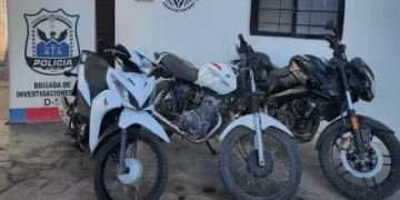 Recuperaron tres motos robadas: dos eran buscadas en Mendoza