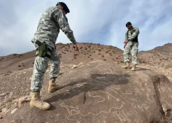 Descubren grabados rupestres prehispánicos en la cordillera de Calingasta