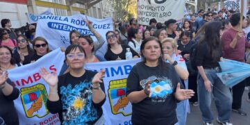 Daniela Rodríguez acompañó la marcha universitaria en defensa de la educación pública