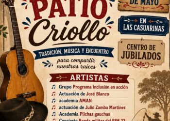 25 de Mayo celebrará el Gran Patio Criollo con música, danzas y tradiciones