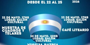 Semana de Mayo: 25 de Mayo prepara actividades culturales y festejos patrios