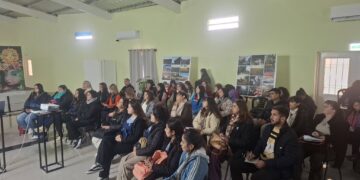 Rawson impulsó una capacitación sobre riego para cultivos de espárragos en la Estación Experimental INTA
