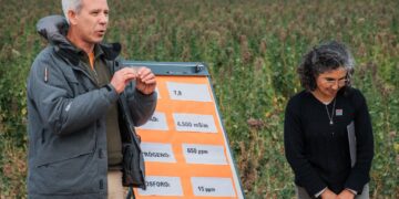 Rawson impulsó una capacitación sobre riego para cultivos de espárragos en la Estación Experimental INTA