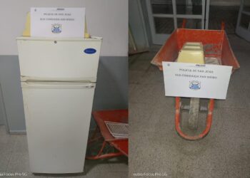 Angaco: recuperaron una heladera y una carretilla robadas de una escuela