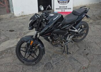 Secuestran en 25 de Mayo una moto robada en Mendoza
