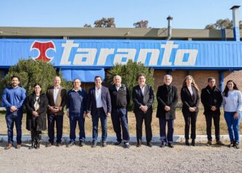 Con una visita a Taranto, Orrego reafirmó su compromiso de acompañar a empresas que confían en San Juan