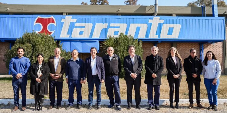 Con una visita a Taranto, Orrego reafirmó su compromiso de acompañar a empresas que confían en San Juan