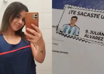 Una docente de San Juan causó furor al evaluar con jugadores de la Selección Argentina