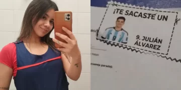 Una docente de San Juan causó furor al evaluar con jugadores de la Selección Argentina