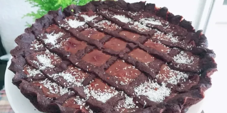 La pastafrola de chocolate y dulce de leche que es furor