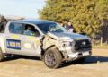 Ruta 40: una camioneta de servicios mineros chocó contra un caballo
