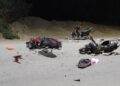 Motociclista murió tras fuerte choque entre dos motos