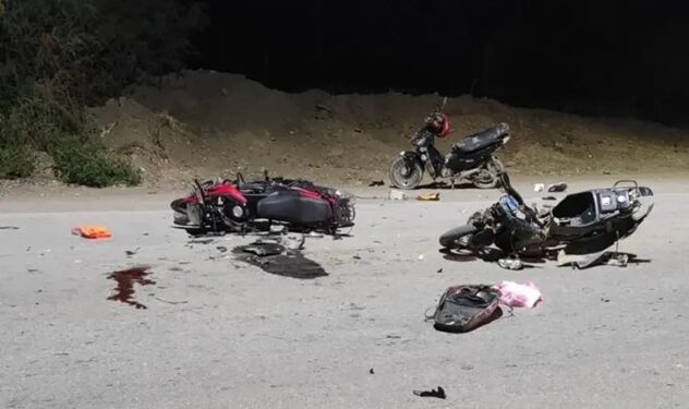 Motociclista murió tras fuerte choque entre dos motos