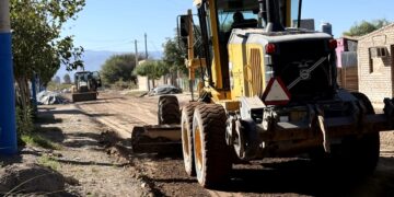 Importante despliegue de maquinaria en 9 de Julio para nuevas obras de pavimento