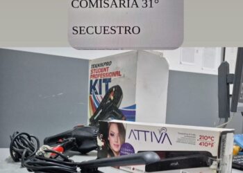 Efectivos de la Comisaría 31° esclarecieron un robo ocurrido en 9 de Julio