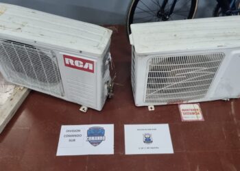 Detuvieron a una persona por robar dos equipos de aire acondicionado en barrio Huarpe