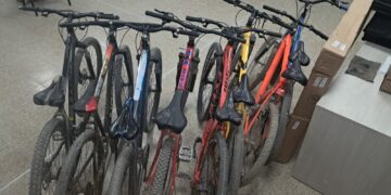 Caucete: secuestran 25 motos, bicicletas y equipos de sonido