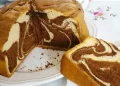 Bizcochuelo marmolado sin azúcar ni harina: la receta fácil y saludable furor