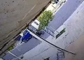 Filmaron a tres ladrones mientras robaban una moto