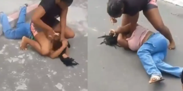 Mujer golpeó y le cortó el cabello en plena calle a la amante de su esposo