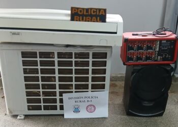 Caucete: encontraron un aire acondicionado robado de un centro de salud