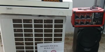 Caucete: encontraron un aire acondicionado robado de un centro de salud