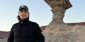 Joaquín Furriel visitó Ischigualasto