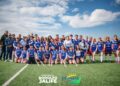 25 de Mayo fortalece el deporte: entregaron aportes económicos a clubes de fútbol e indumentaria para hockey