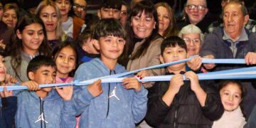 Daniela Rodríguez habilitó la nueva Plaza de los Lotes Hogar 8 y 15 en Chimbas