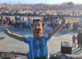 Albardón vivió una gran fiesta familiar para alentar a la Selección Argentina