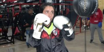 Una luchadora que sueña con ser campeona de boxeo