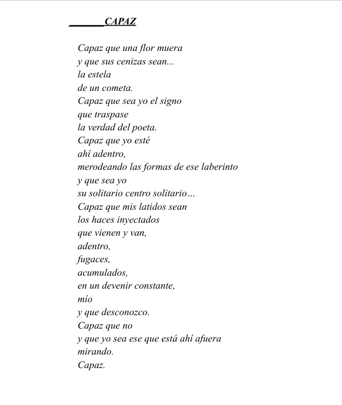 Poema de Leandro Gómez Navas 