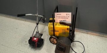 Rápido esclarecimiento en 9 de Julio: hallaron una motoguadaña y una soldadora robadas