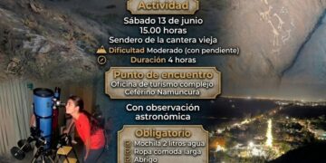 San Martín invita a celebrar el Día de San Juan con una propuesta de senderismo y astronomía