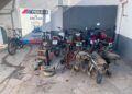 Caucete: secuestran 10 motos adulteradas y detienen a seis personas tras 14 allanamientos