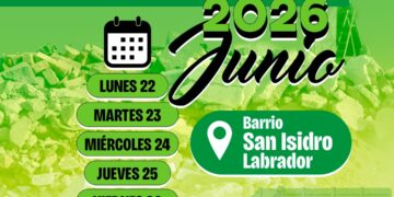 Operativo especial de recolección en el Barrio San Isidro Labrador